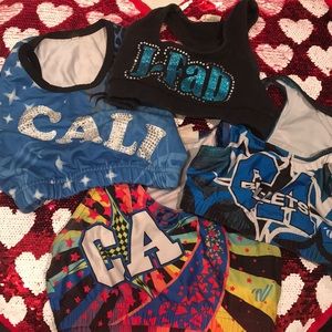 California All Stars youth s/m sports bras 💙